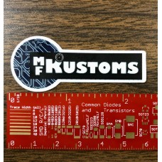 M.F. Kustoms Sticker